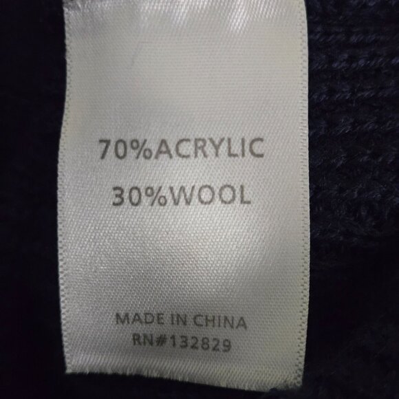 Lovers & Friends Keeney Dress Mech Purposefully Distressed Cowl Neck Wool Size M - Picture 7 of 7